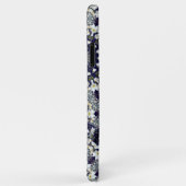 ブルーフローラマンダラケースメイト電話ケース Case-Mate iPhoneケース (裏面/右)