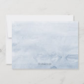 ブルーフローラメイド・オブ・オーナー（花嫁付き添い人）/ブライドメイド提案 招待状 (裏面)