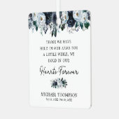 ブルーフローラメモリアル写真記念 メタルオーナメント (正面左)