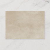 ブルーフローララブバード座席表 プレイスカード (裏面)