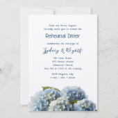 ブルーフローラリハーサルディナー 招待状 (正面)