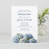 ブルーフローラリハーサルディナー 招待状 (スタンド正面)