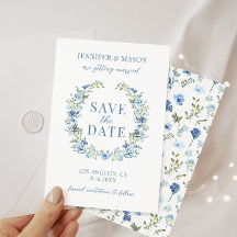 ブルーフローラリースボヘミアン日付を保存