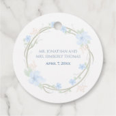 ブルーフローラリースラウンド フェイバータグ (裏面)