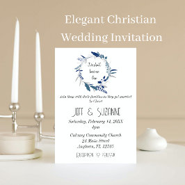 ブルーフローラリース2が一結婚つ 招待状