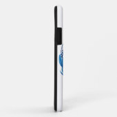 ブルーフローラリース'B' Case-Mate iPhoneケース (裏面/右)