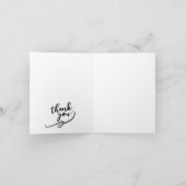 ブルーフローラルパターンコースタースタイリッシュ- Desk Acces 招待状 (内部)