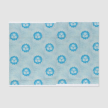 ブルーフローラレトロデザイン