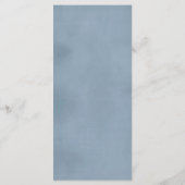 ブルーフローラレモンのメイン絞りベビーシャワーメニュー メニュー (裏面)