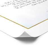 ブルーフローラレモンのメイン絞りベビー ポスター (角)