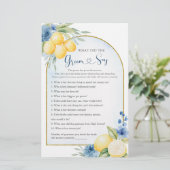 ブルーフローラレモンのメイン絞りWhat Groomが言う (スタンド正面)