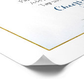 ブルーフローラレモンメインスクイーズミモザバー ポスター (角)