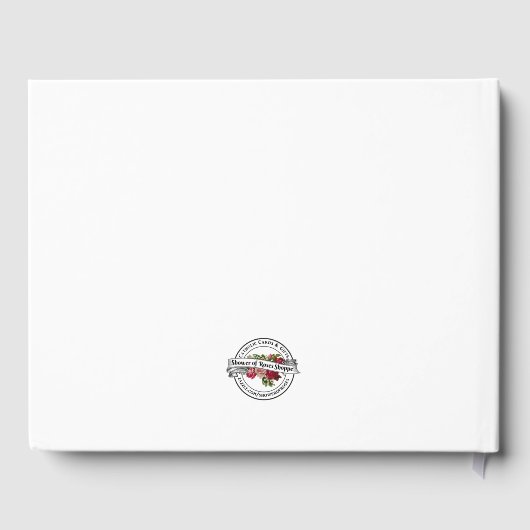 ブルーフローラヴァージンメアリーメモリアル葬儀 ゲストブック (裏面)