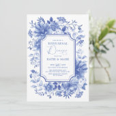 ブルーフローラ中華料理リハーサルディナー 招待状 (スタンド正面)