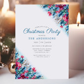 ブルーフローラ冬葉クリスマスパーティー 招待状
