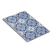  ブルーフローラ地中海のシシリアンタイル ノートブック (右側)