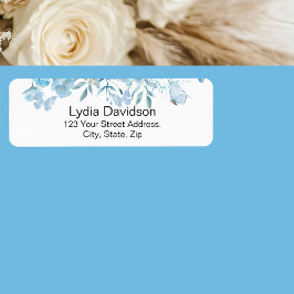 ブルーフローラ差出人住所 ラベル