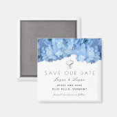 ブルーフローラ救リトルデイトスクエアマグネット マグネット (正面/裏面)