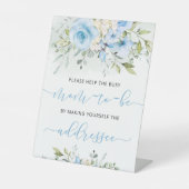 ブルーフローラ救済ユーカリ忙しママになる 台座サイン (正面)