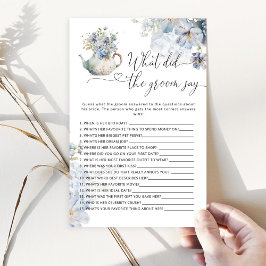 ブルーフローラ新郎は何と言ったブライダルゲーム