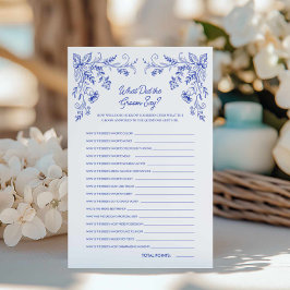 ブルーフローラ新郎ブライダルゲーム