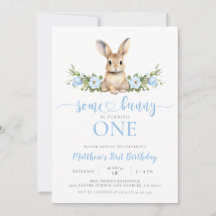 ブルーフローラ春ウサギSome Bunny 1st Birthday