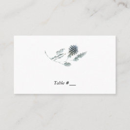 ブルーフローラ植物体結婚体の護衛カード/ プレイスカード