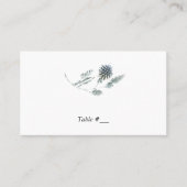 ブルーフローラ植物体結婚体の護衛カード/ プレイスカード (正面)