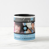 ブルーフローラ母の日2写真 マグカップ (中央)