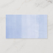 ブルーフローラ水彩少年おむつラッフルカード エンクロージャーカード (裏面)