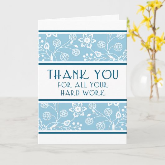 ブルーフローラ管理プロフェッショナルデイカード カード (黄色い花)