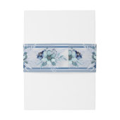 ブルーフローラ結婚ズ 招待状ベリーバンド (裏面例)