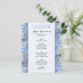 ブルーフローラ縁どシャワーランチョンメニュー (スタンド正面)