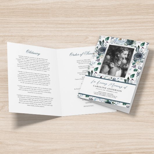 ブルーフローラ葬儀写真集 プログラム