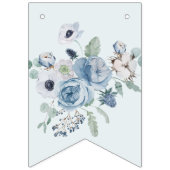 ブルーフローラ誕生会 バンティングフラッグ (第1の旗)