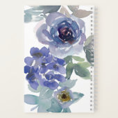 ブルーフローラ賛美&祈りの言葉ジャーナル ノートブック (裏面)