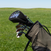 ブルーフローラ黒糖スカルデイオブザデッド ゴルフヘッドカバー (インサイチュ)