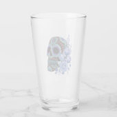 ブルーフローラ黒糖スカルデイオブザデッド タンブラーグラス (裏面)