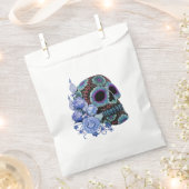 ブルーフローラ黒糖スカルデイオブザデッド フェイバーバッグ (クリップ留めされた状態)