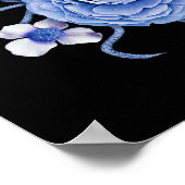 ブルーフローラ黒糖スカルデイオブザデッド ポスター (角)