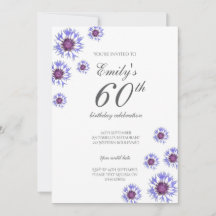 ブルーフローラ60th Birthday Partyへの招待