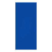 ブルーフローラChinoiserie peony結婚のメニューカード ラックカード (裏面)