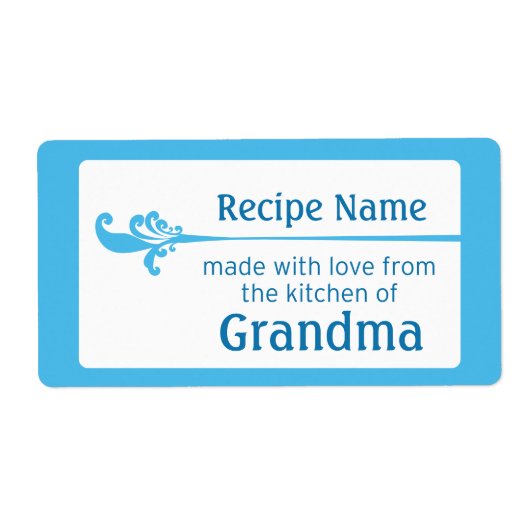 ブルーフードラベル ラベル (正面)