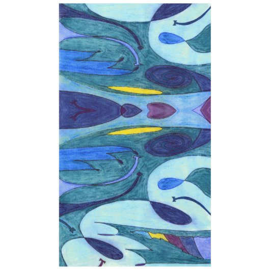 ブルーフーム テーブルクロス (正面)