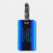 ブルーフ改造レイズ ラゲッジタグ (裏面縦)