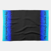 ブルーフ改造レイムス – 私の料理のスモークホット キッチンタオル (横)