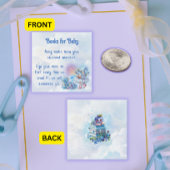 ブルーブお洒落ルーベリー格言ブックベビー ノートカード