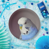 ブルーブジかわいらしーフォト紙プレート ペーパープレート (パーティー)