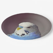 ブルーブジかわいらしーフォト紙プレート ペーパープレート (アングル)