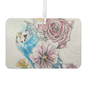 ブルーブジーハートフローラフラワーカーエアフレッシュナー カーエアーフレッシュナー (裏面)